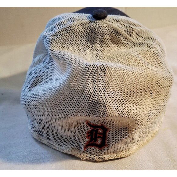 Detroit Tigers Distressed Mesh Adjustable Snapback Cap By New Era Baseball - Picture 5 of 8